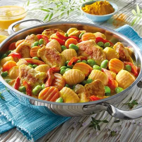 Abbildung Süßkartoffel-Gnocchi Curry