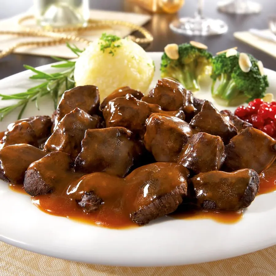 Hirschedelgulasch